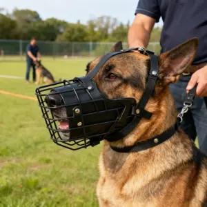 focinheira ajustável para cães médios grandes