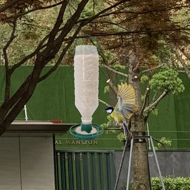 Alimentador de Pássaros para Jardim de Plástico 12,5 cm com Gancho - Imagem 4