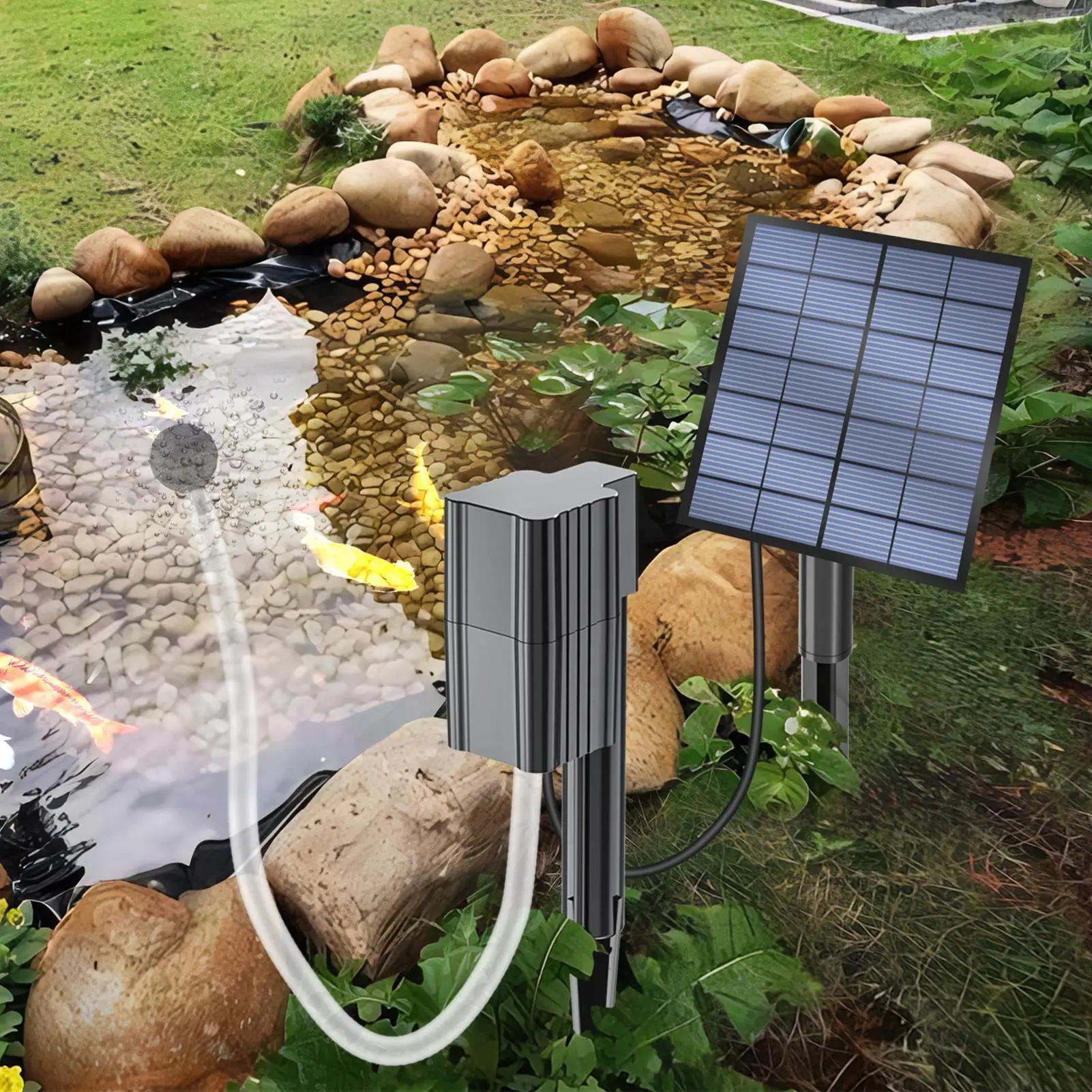 Aerador Solar para Lagos e Aquários com Vazão de 0,6 L/min - Imagem 5