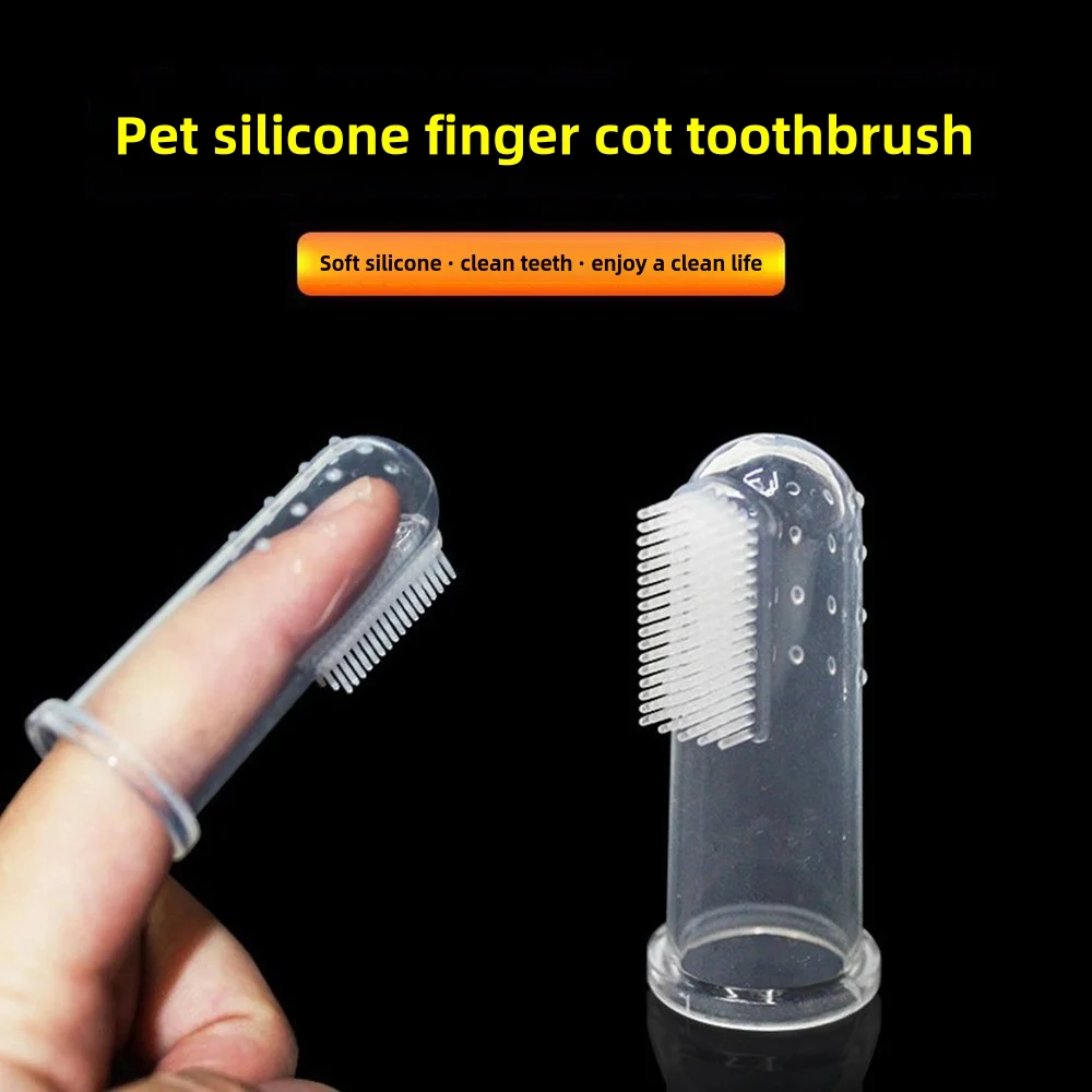 Escova de Dentes de Silicone para Cães e Gatos 5x2,5 cm - Image 2