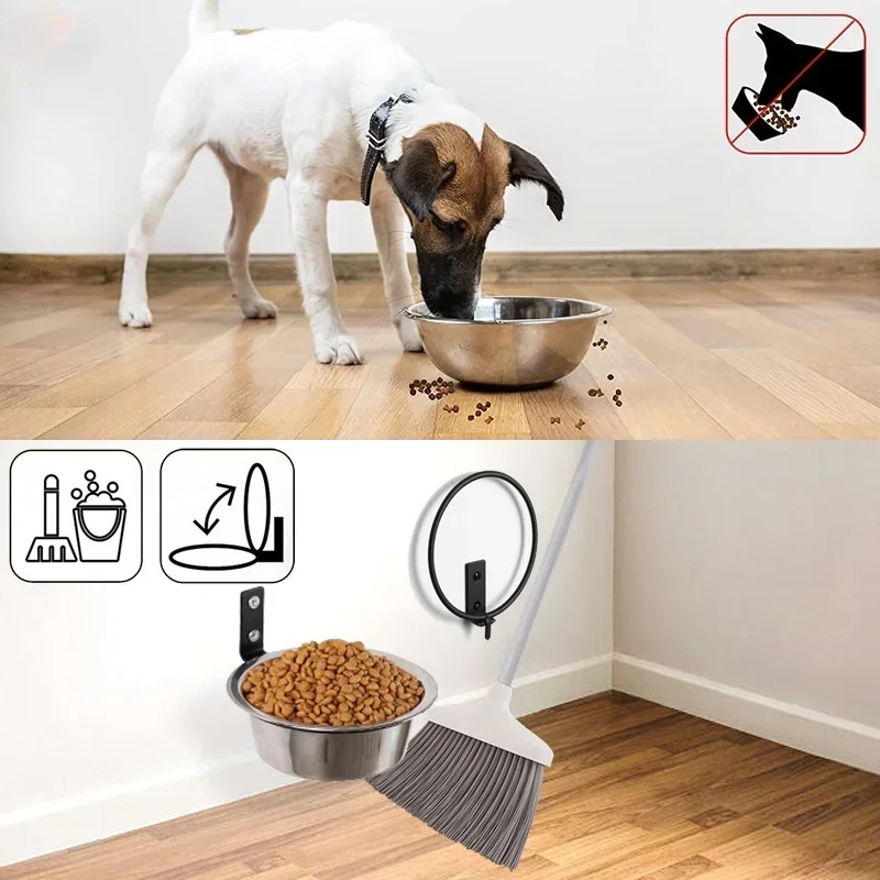 Tigela para Cães e Gatos de Aço Inoxidável Fixa na Gaiola - Imagem 2