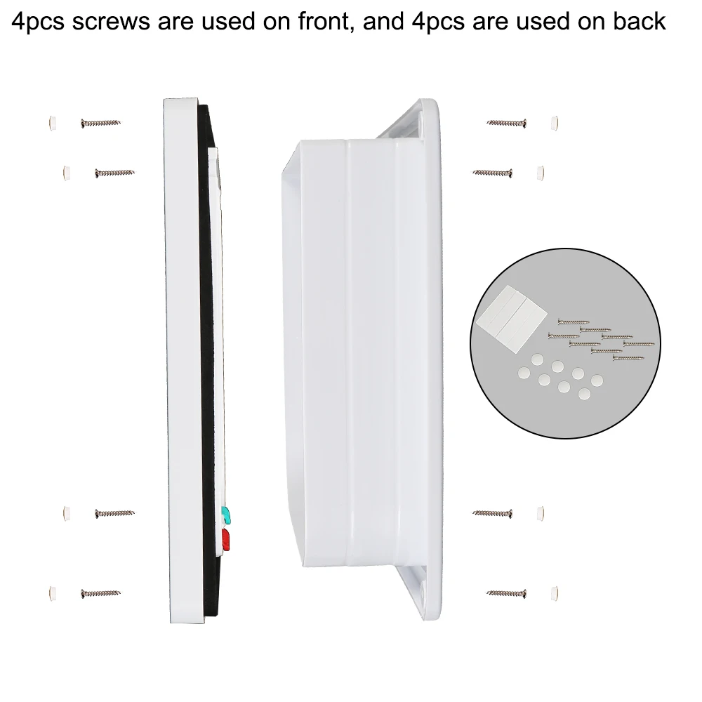 Porta para Gatos e Cães Pequenos de Plástico ABS com Bloqueio de 4 Vias - Imagem 3