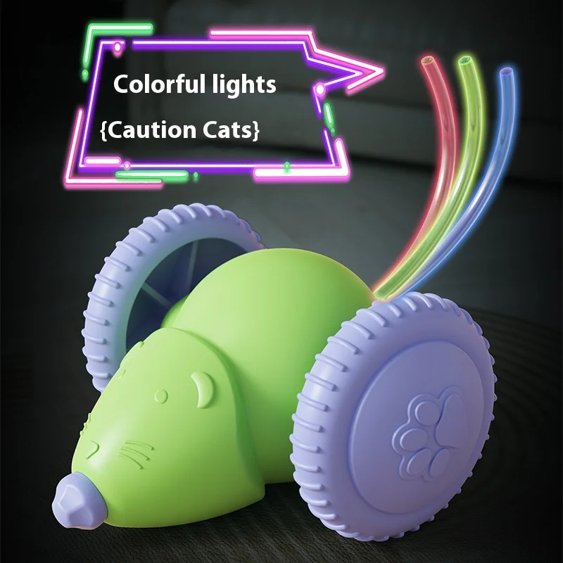 Brinquedo Interativo para Gatos Elétrico Recarregável USB Verde - Imagem 4