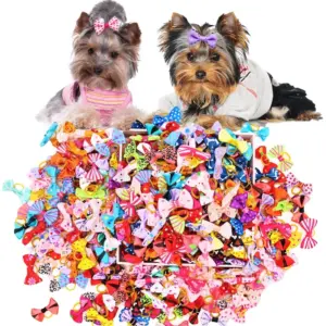 laços artesanais para cães e gatos pequenos