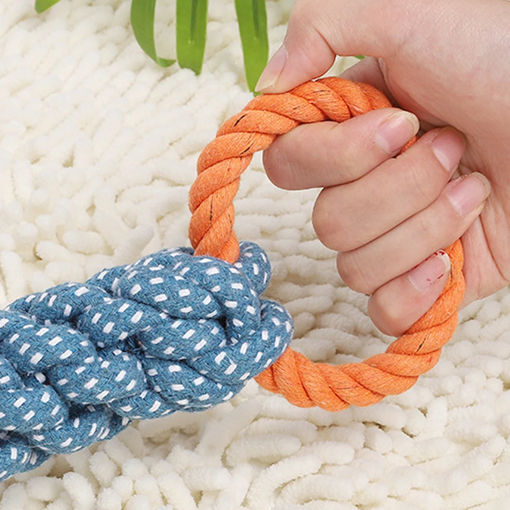 Brinquedo para Cães de Corda Natural Tecida para Mastigar - Imagem 3