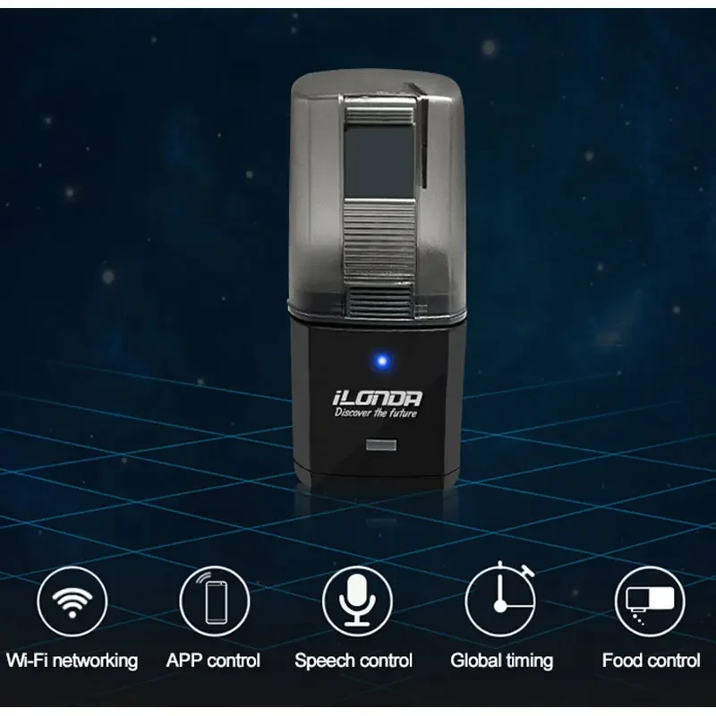 Alimentador Automático para Aquário com Wi-Fi e Controle por Voz - Imagem 4