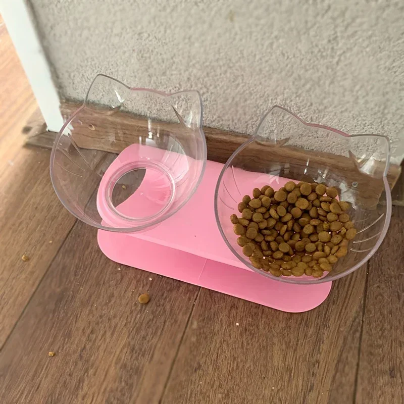 Tigela Dupla para Cães e Gatos Antiderrapante com Suporte - Image 2