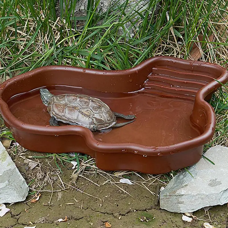 Prato para Tartaruga e Répteis com Rampa e Terraço 5 cm - Imagem 2