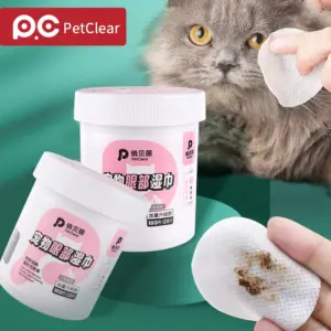 lenços umedecidos para olhos de cães e gatos