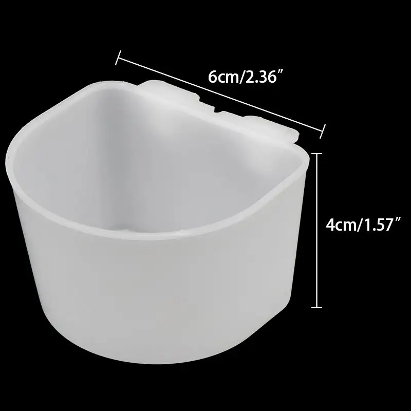Tigela de Água para Pássaros de Plástico XS com Encaixe na Gaiola - Image 2