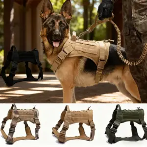 arnês tático para cães acolchoado
