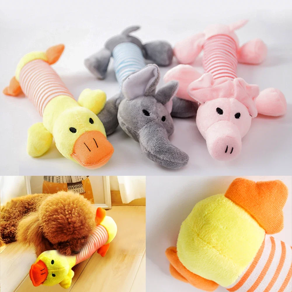 Brinquedo de Pelúcia para Cães com Som de Rangido em Velo - Imagem 2