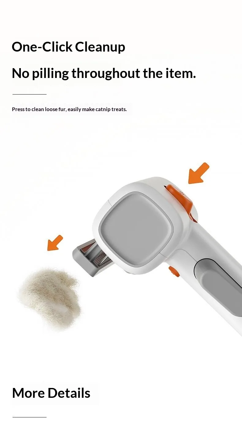 Escova Petgravity 2 em 1 para Cães e Gatos com Pinos Rotativos - Imagem 6