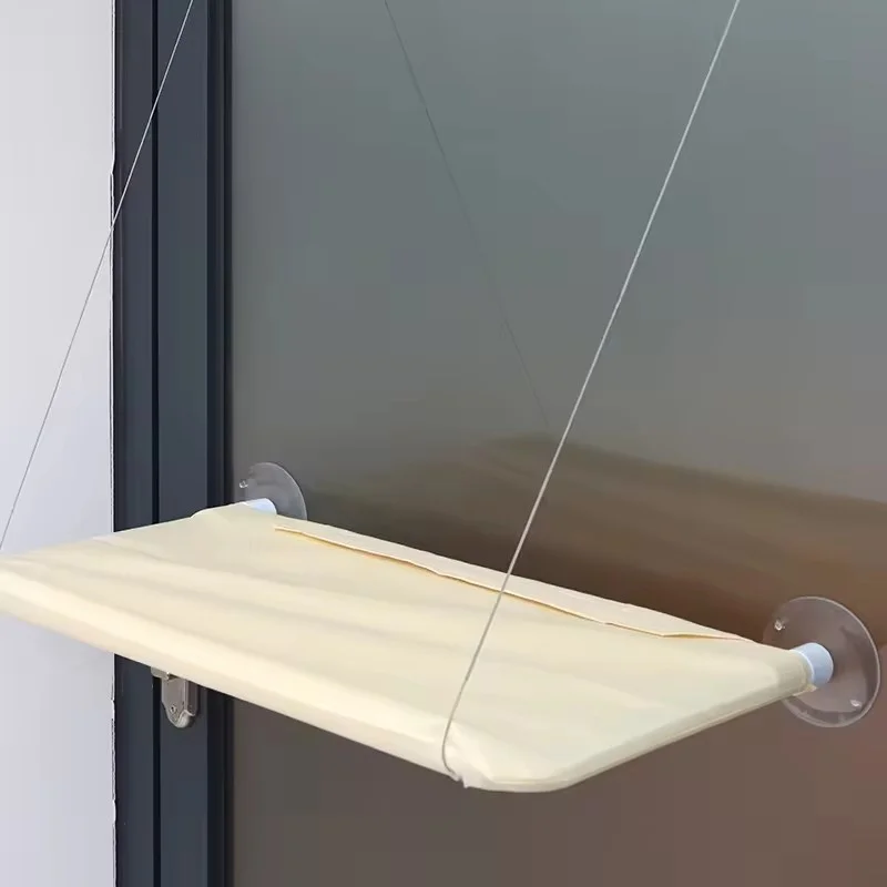 Cama de Rede para Gatos de Janela com Ventosas e Tecido Oxford - Imagem 6