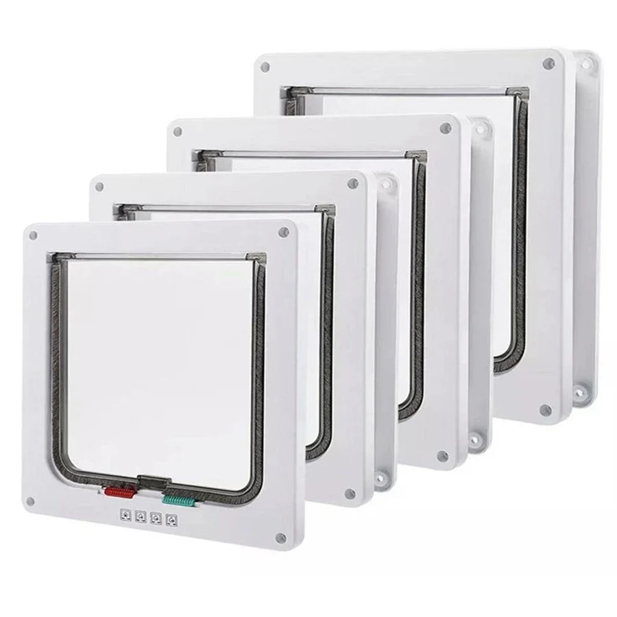 Porta para Gatos com Trava de 4 Vias para Portas Internas - Imagem 4