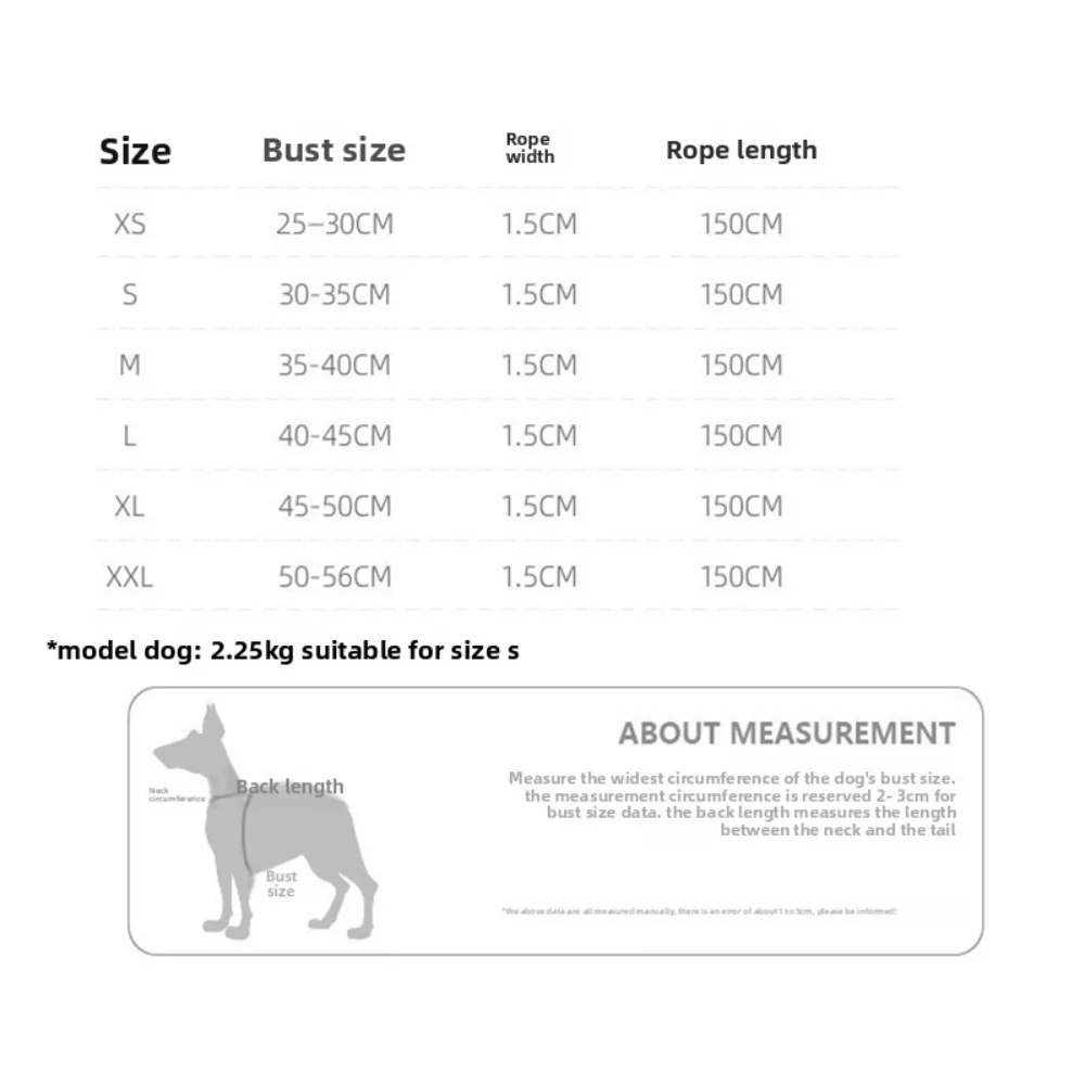 Conjunto Peitoral e Guia para Cães Pequenos Ajustável M - Imagem 6