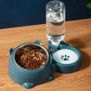 tigela 2 em 1 para cães e gatos