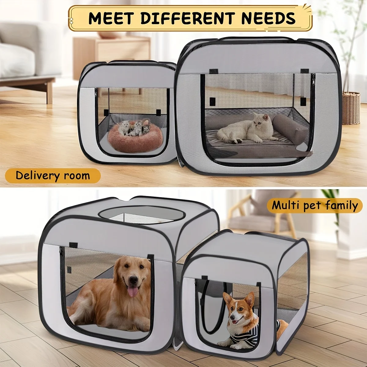 Gabinete para Gatos Portátil para Área Externa Grande - Imagem 2