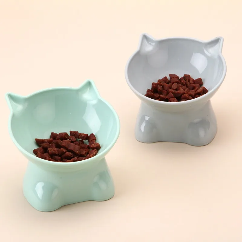 Tigela Elevada para Gatos com Pernas Altas Rosa - Imagem 2