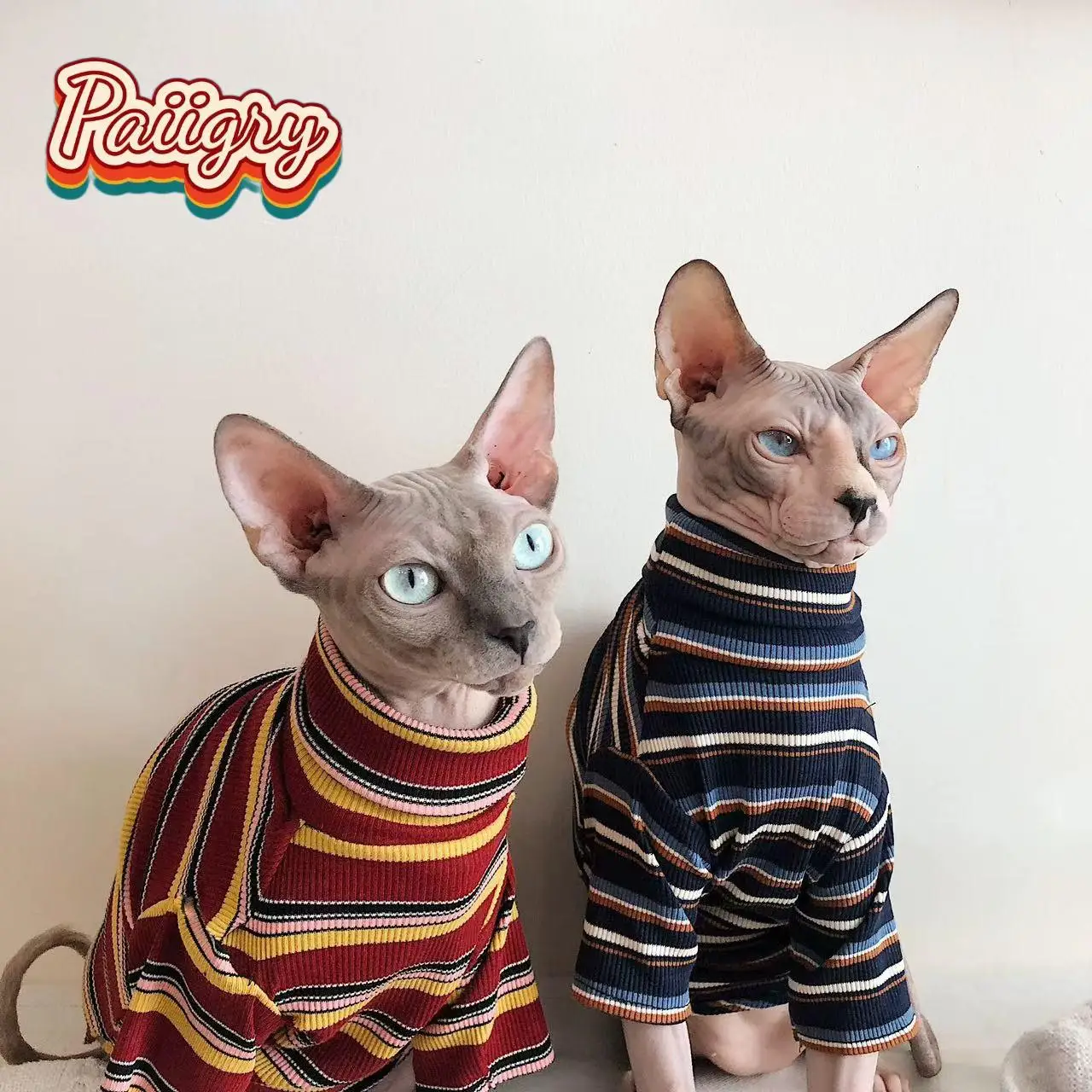 Camiseta para Gatos Manga Curta Estilo Retrô - Imagem 2