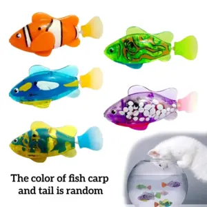 brinquedo peixe robô para gatos