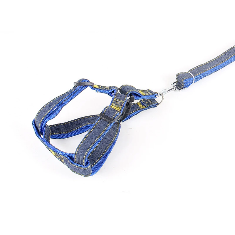 Colete Peitoral Jeans para Cães com Tecido Resistente - Image 4
