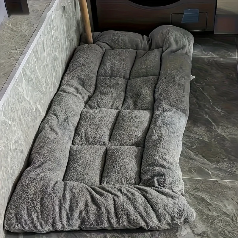 Cama Sofá para Cães e Gatos Grande de Pelúcia Retangular - Imagem 5