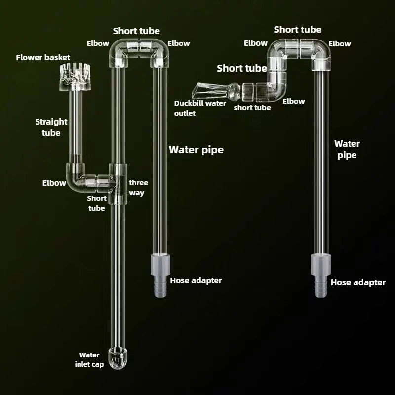 Tubo Lily Pipe para Aquário de Acrílico Transparente 50 cm - Imagem 2
