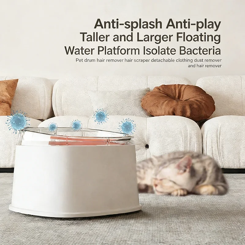 Tigela Flutuante para Cães e Gatos Antiderramamento 2.2 L - Imagem 5