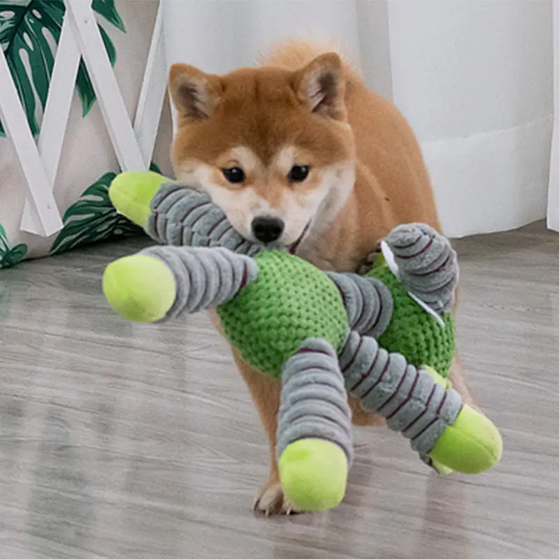 Brinquedo Squeaky para Cães Grandes de Pelúcia com Som - Imagem 4