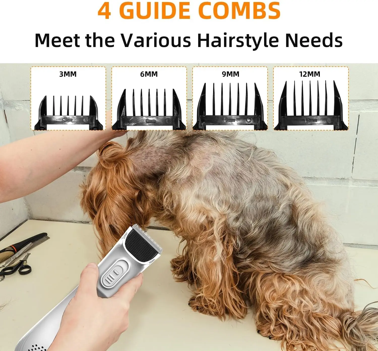 Máquina de Tosa para Pets com Função de Aspiração de Pelos - Imagem 6
