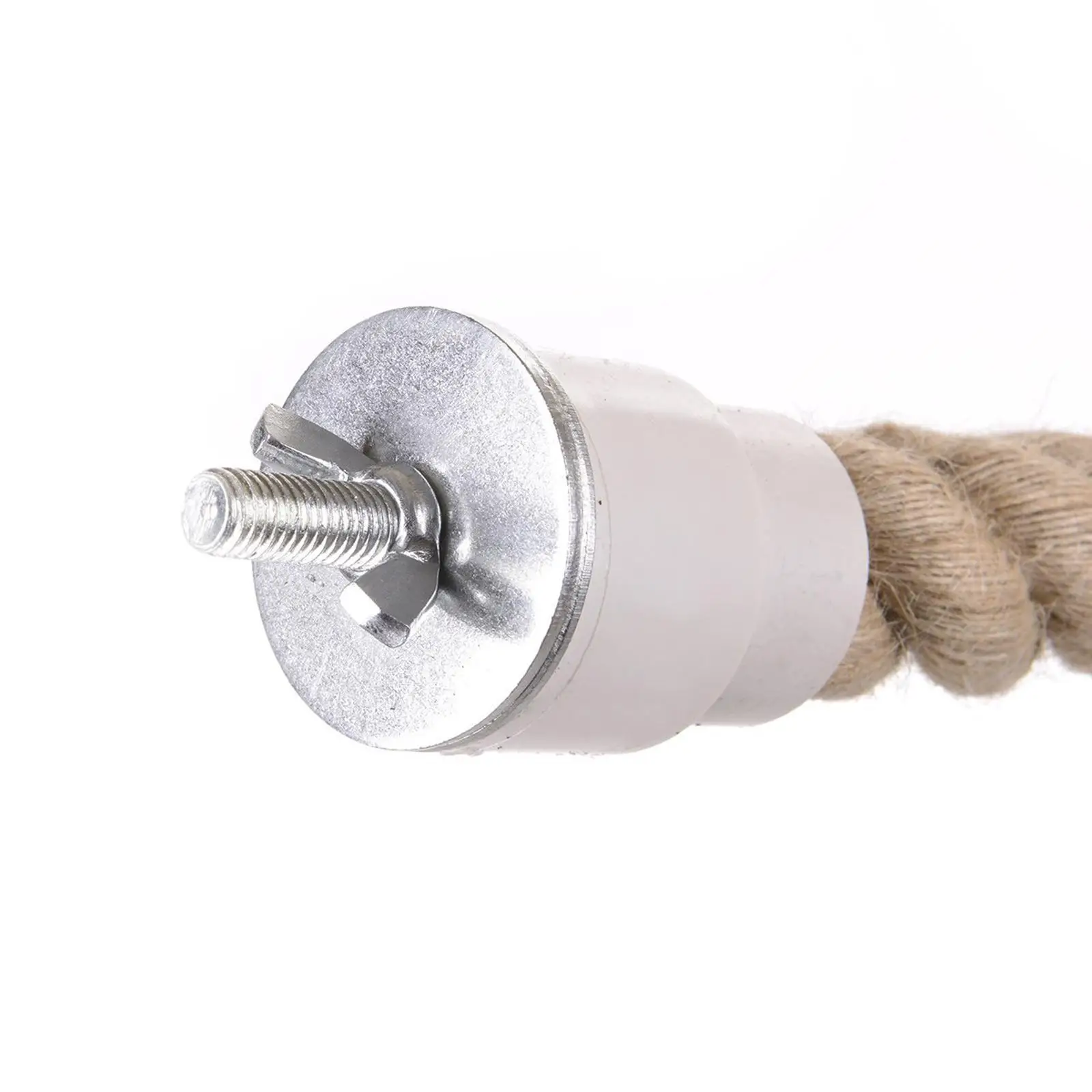 Corda Poleiro para Pássaros de Cânhamo de 40 cm com Encaixe na Gaiola - Imagem 5