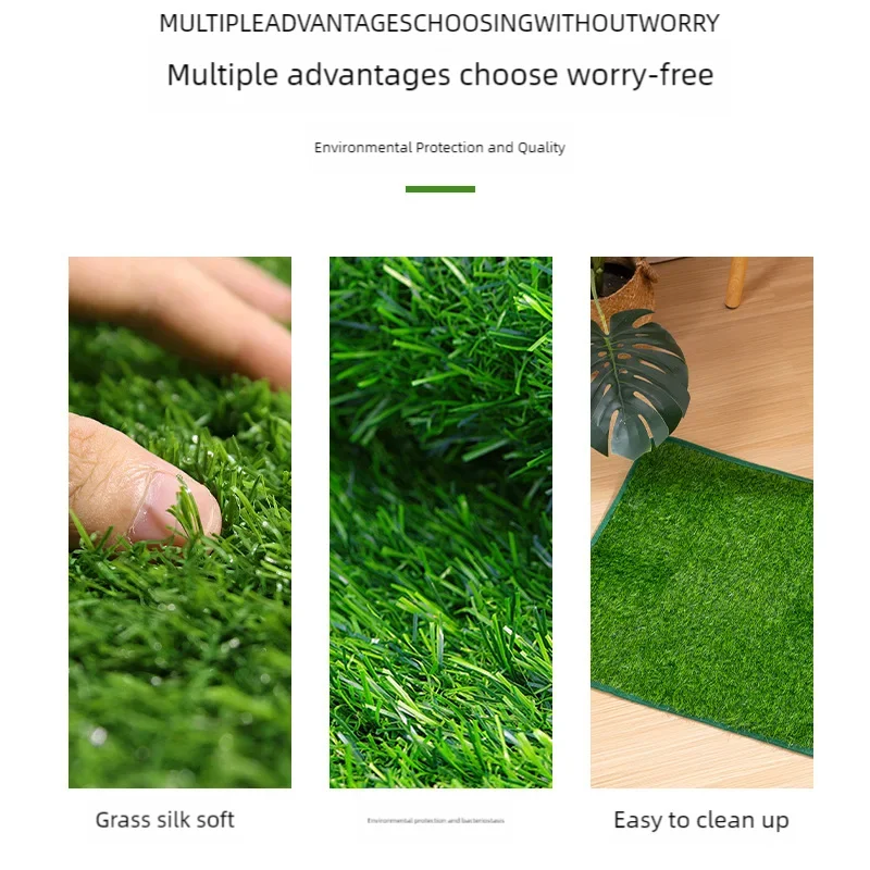 Tapete de Grama Artificial para Cães Lavável e Reutilizável - Imagem 3