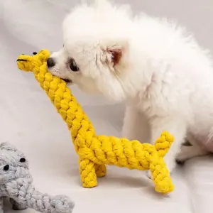 brinquedo de corda de algodão para cães