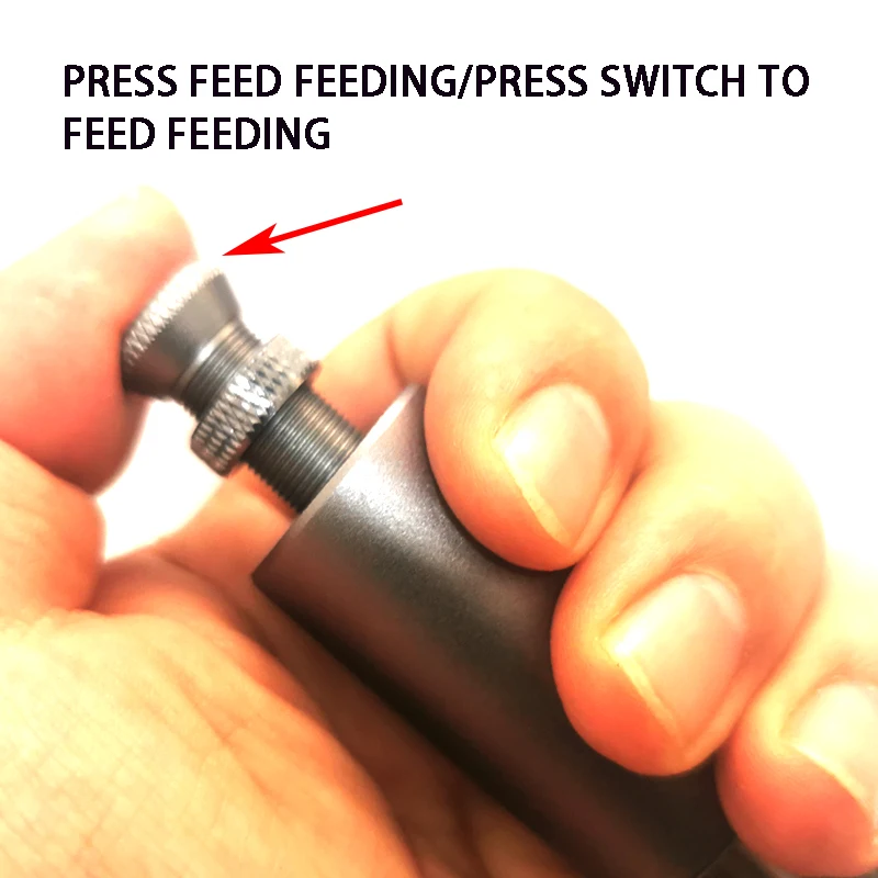 Alimentador Manual para Peixes com Corpo em Liga de Alumínio - Imagem 4