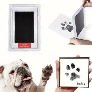 almofada de tinta para patas de pets sem tinta