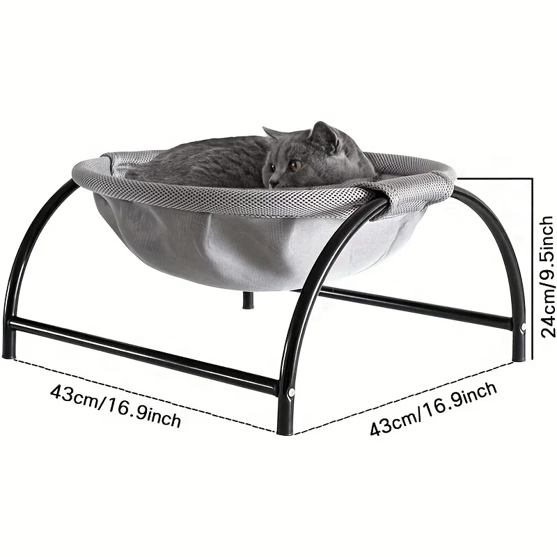 Cama Rede para Gatos Respirável Uso Interno e Externo - Imagem 4