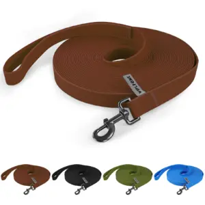 coleira longa de PVC para cães