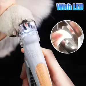 cortador de unhas LED para cães e gatos