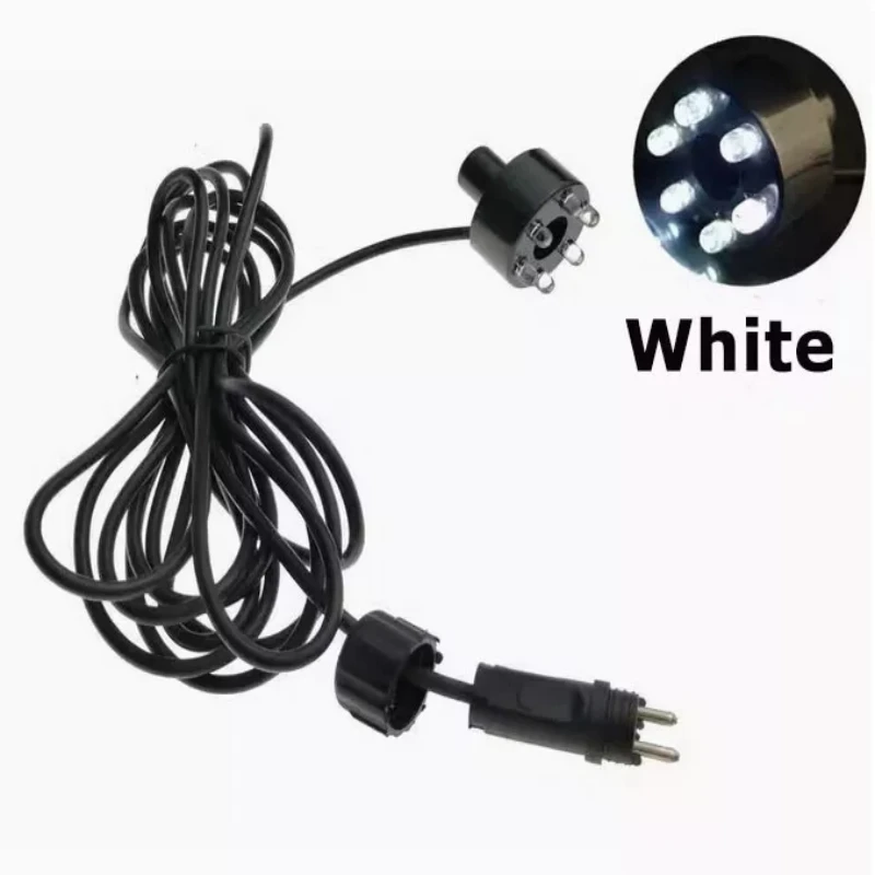 Luz LED Circular para Aquário 6 LEDs Cinza para Fonte e Lago - Imagem 2