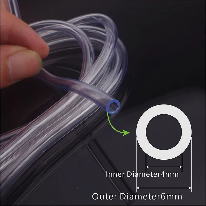Tubo de CO2 para Aquário 4x6mm Resistente a Alta Pressão - Imagem 2