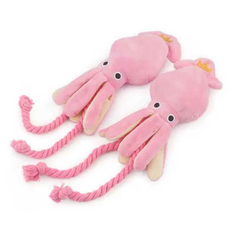 Brinquedo Polvo de Corda para Cães e Gatos com Som - Imagem 4