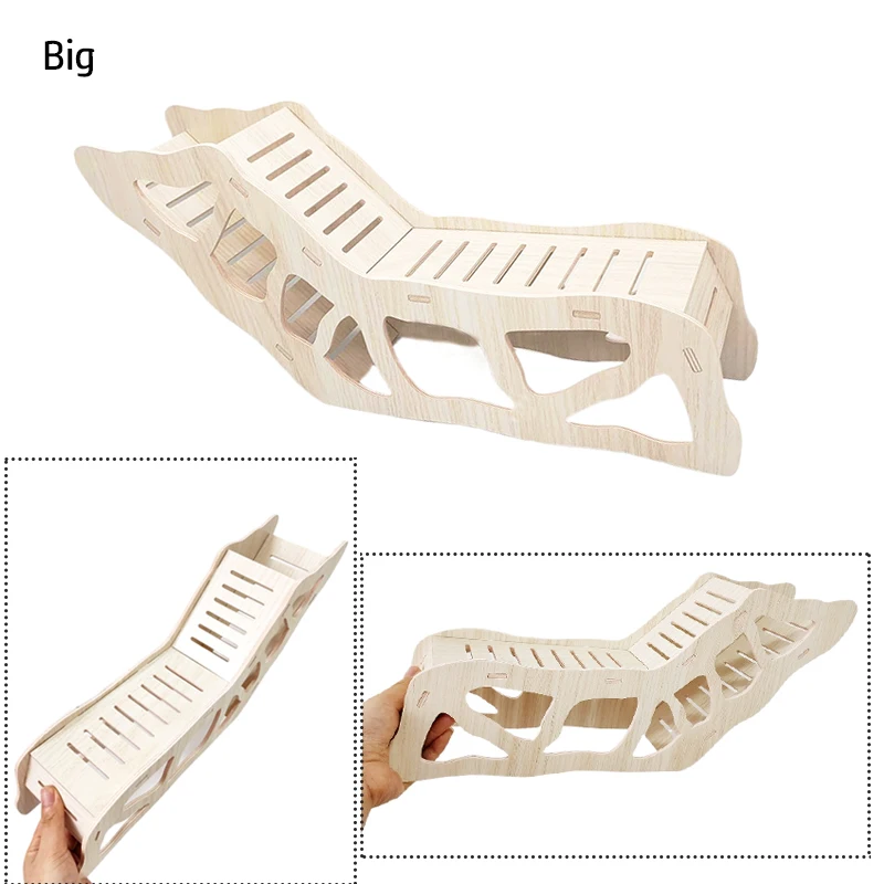 Toca de Madeira para Hamster com Design Peekaboo para Gaiola - Image 5