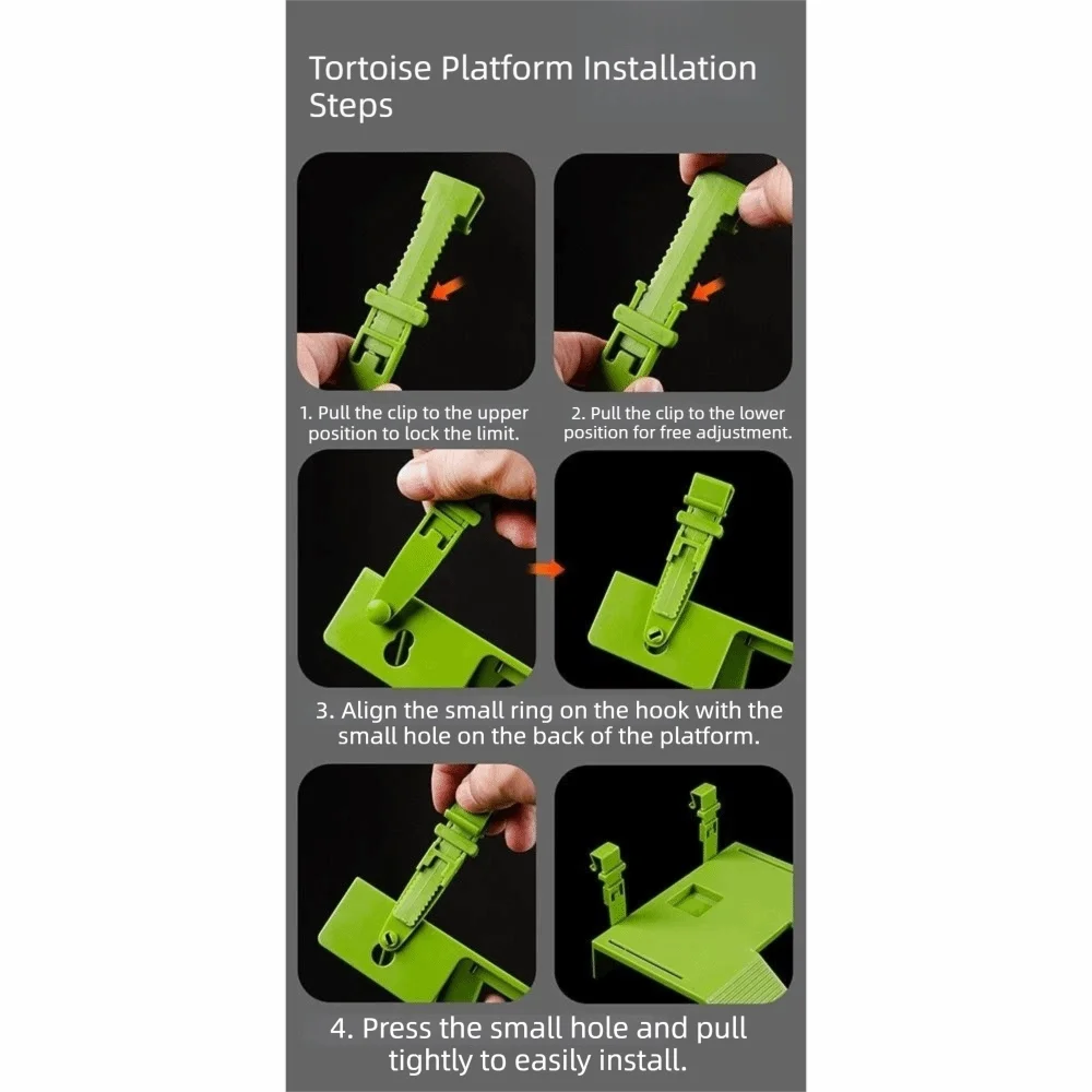 Plataforma Flutuante para Tartarugas com Ganchos Removíveis - Image 5