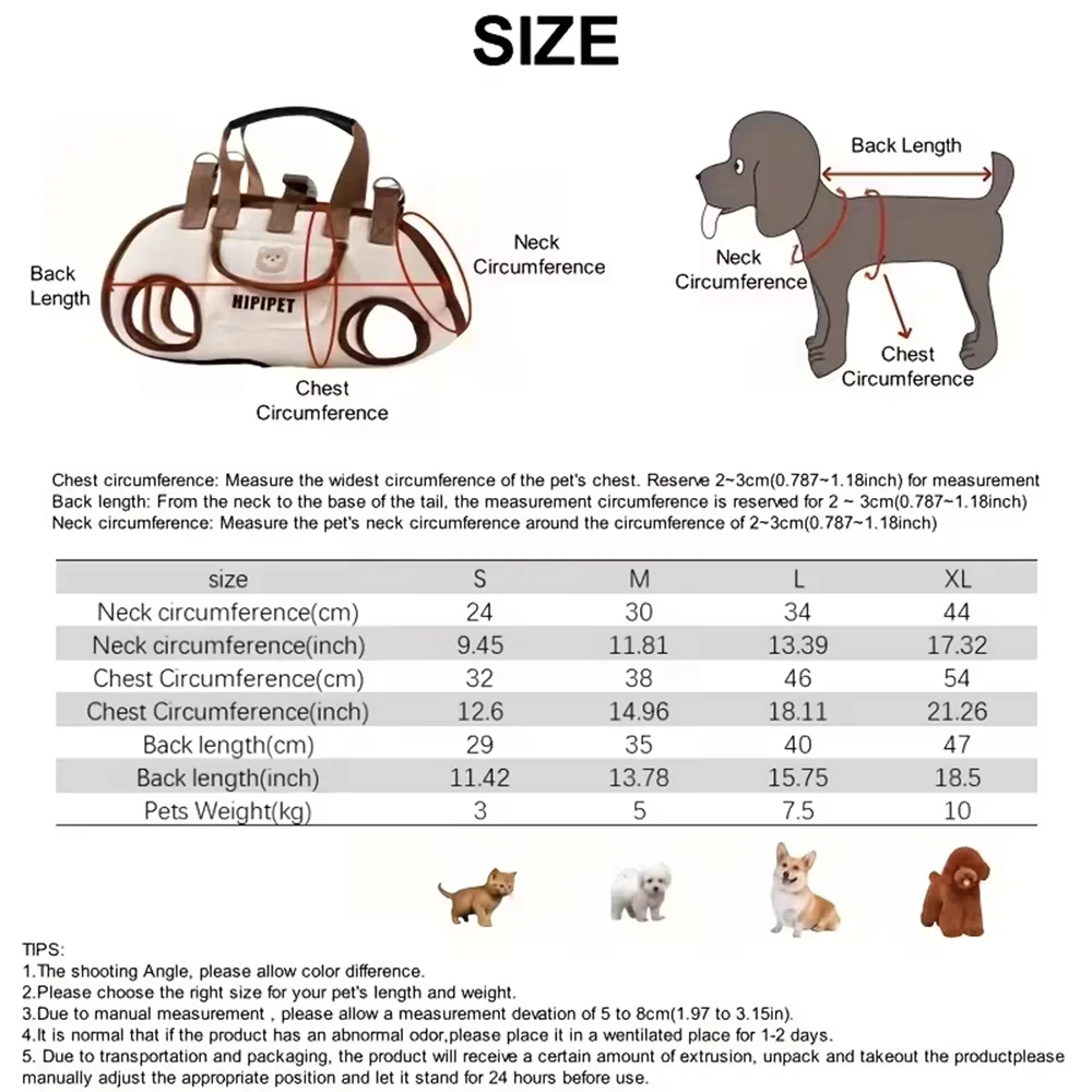 Mochila para Cães Pequenos e Médios com Alça Acolchoada - Imagem 4