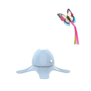 brinquedo para gatos borboleta rotativa