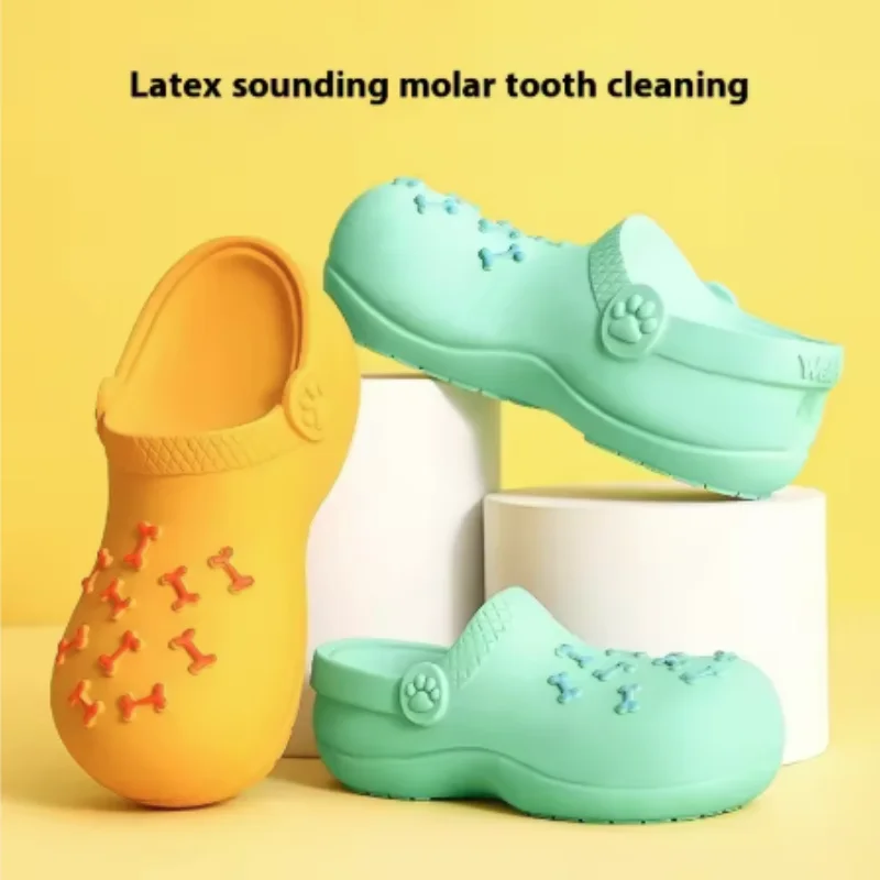 Brinquedo para Cães Látex com Som em Formato de Chinelo - Imagem 4