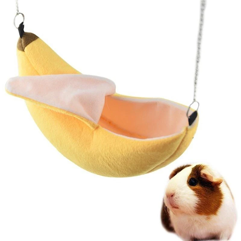 Ninho de Pelúcia para Hamster em Formato de Banana 20x6,5 cm - Imagem 6