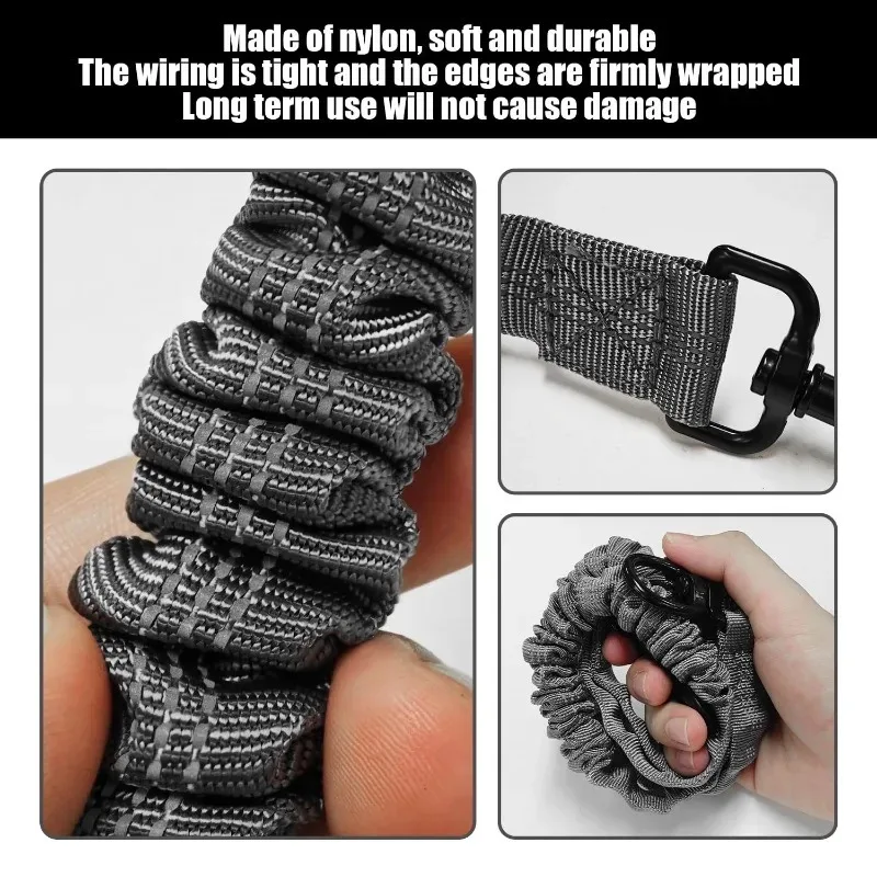 Corda de Passeio Dupla para Cães com Absorção de Impacto - Imagem 3