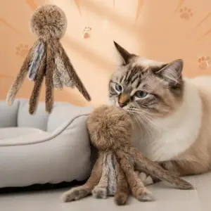 brinquedo de pelúcia coelho para gatos